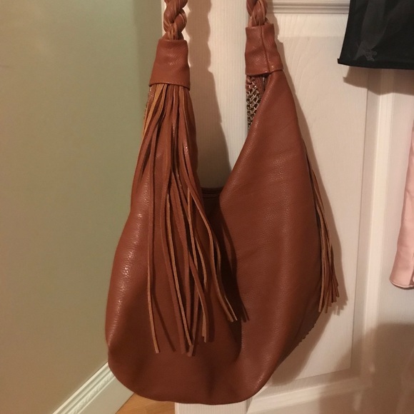 AVAILABLE- Braided Tassle Boho Bag - Picture 2 of 3